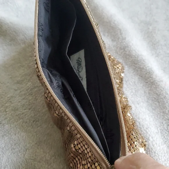 Bronze Mesh Bag, Whiting & Davis - Picture 4 of 5